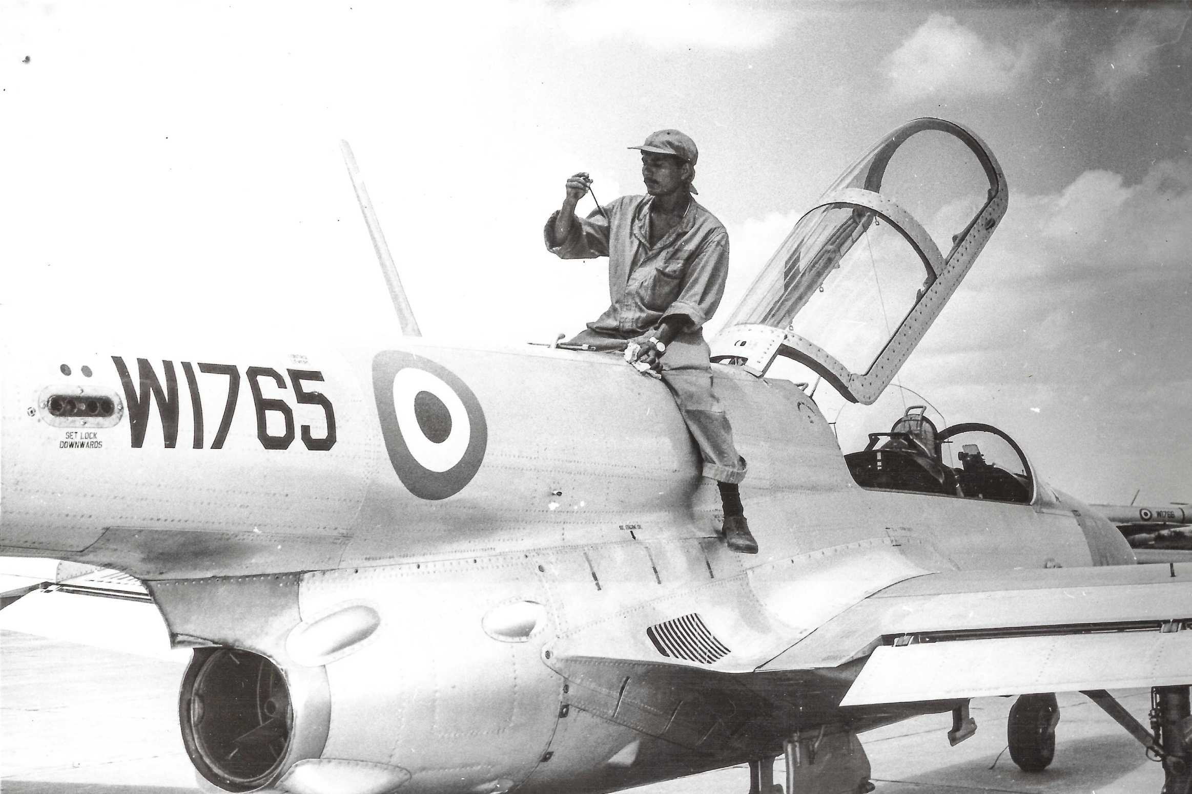 Airman technician servicing an Iskara jet trainer at the fighter training wing of the IAF_edited (1) LOW