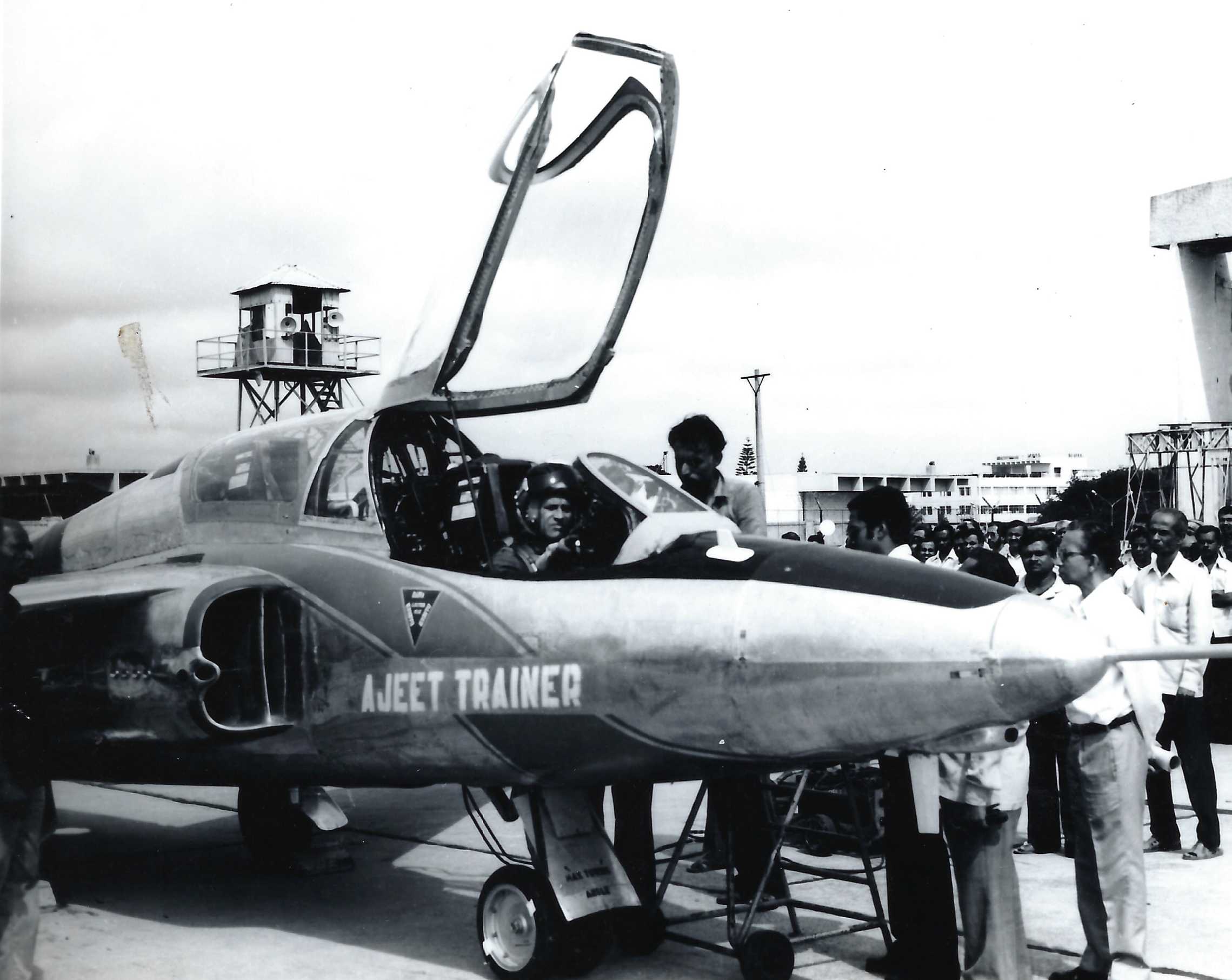 Ajeet jet trainer maiden flight. 20-09-1972 LOW