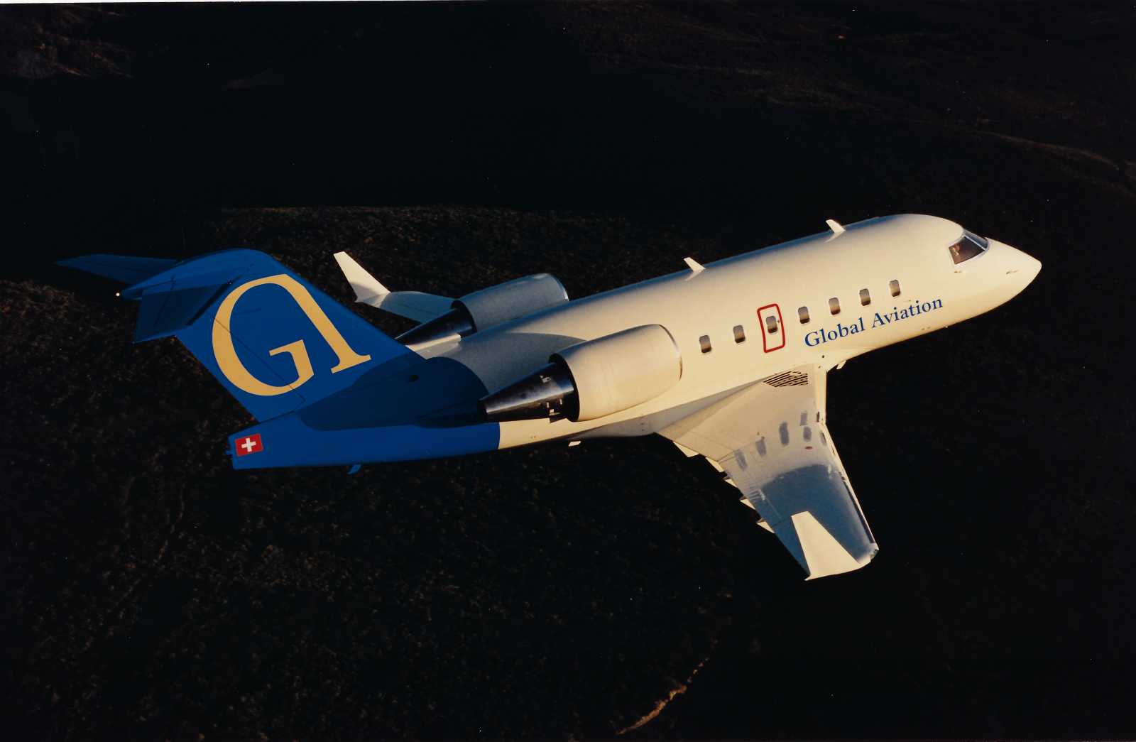 Canadair Challenger 601-3A ER Bombardier busines jet aircraft built by Learjet low