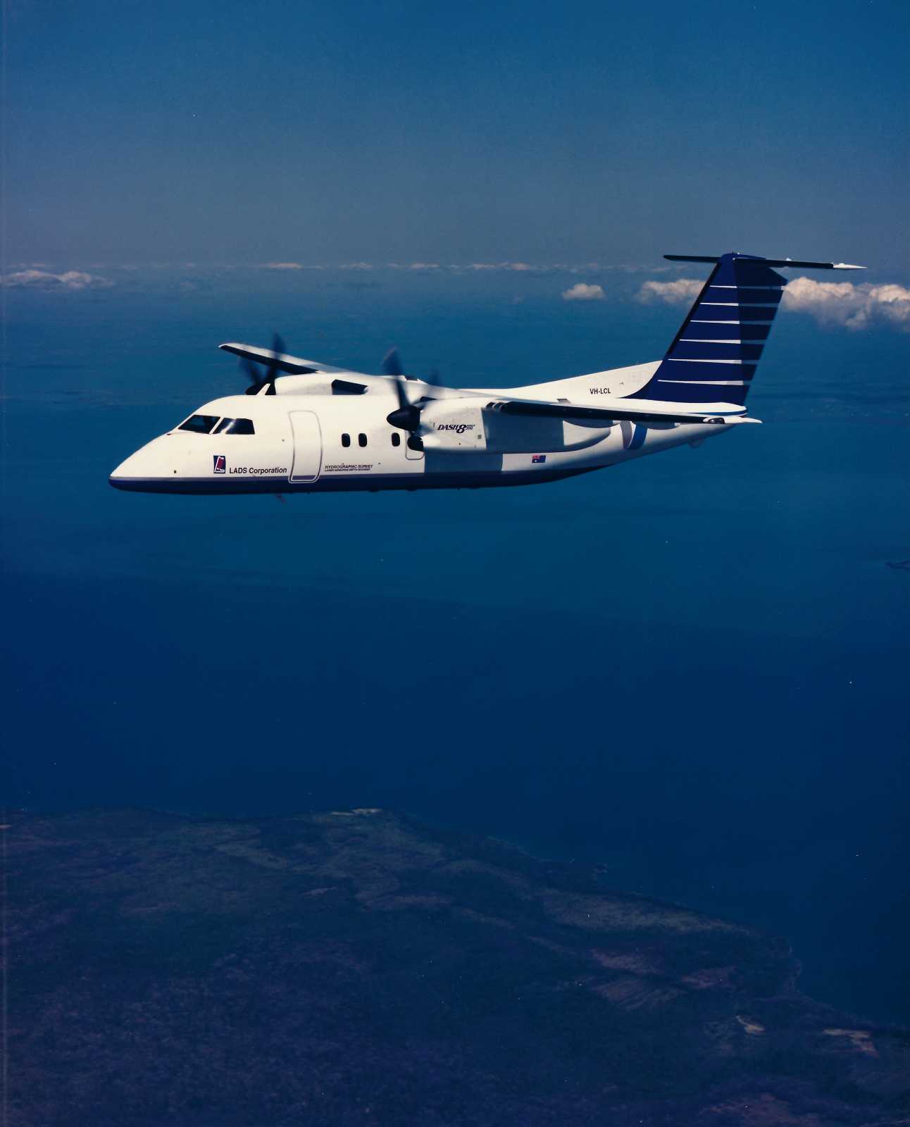 D-8- 200 LADS. Photo - Bombardier Regional Aircraft low