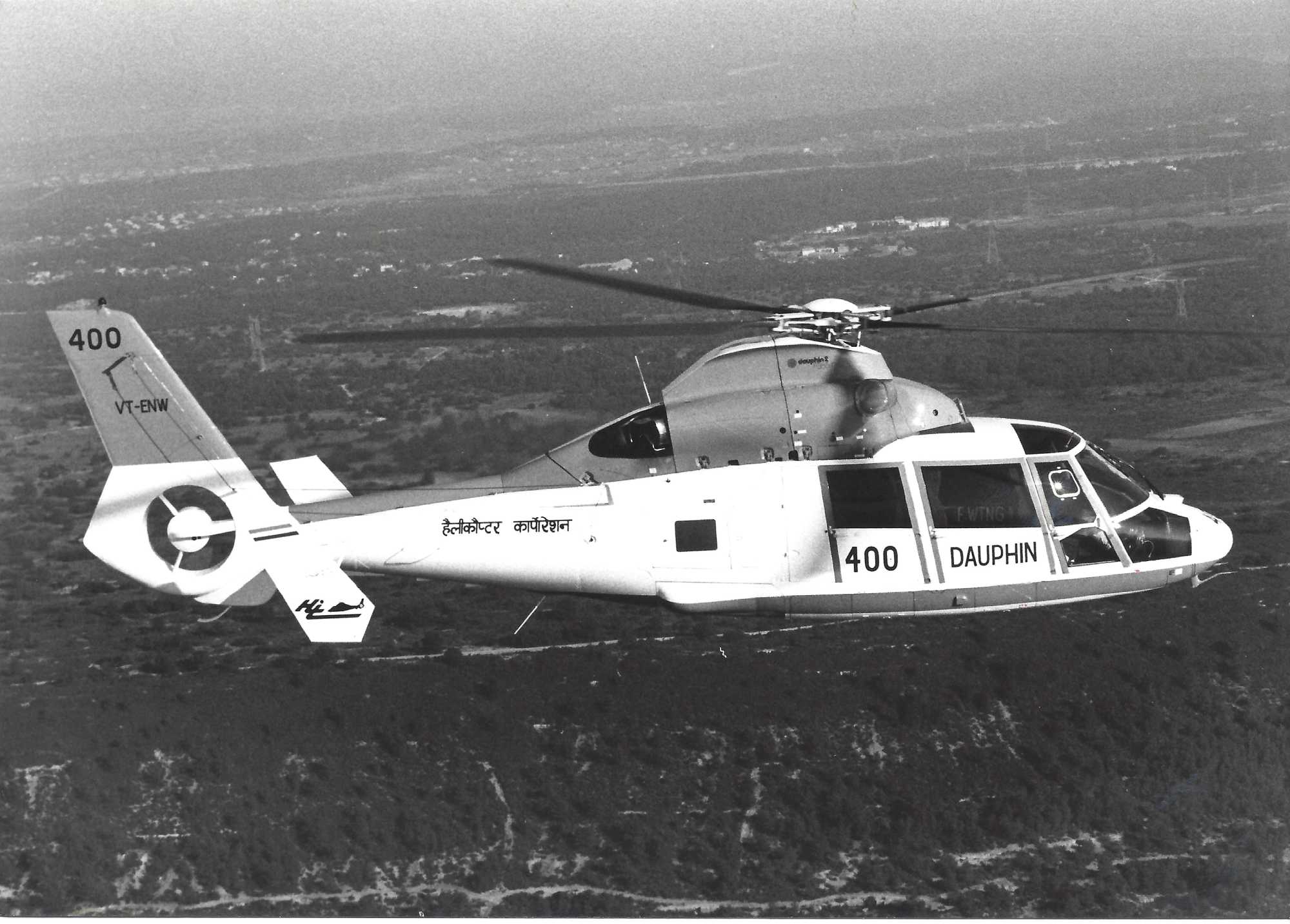 Eurocopter SA 365AS365 Dauphin 2 (Dolphin) Helicopter bing handed over to India on 30 November. Photo - M. Issac. Copyright - GIFAS low