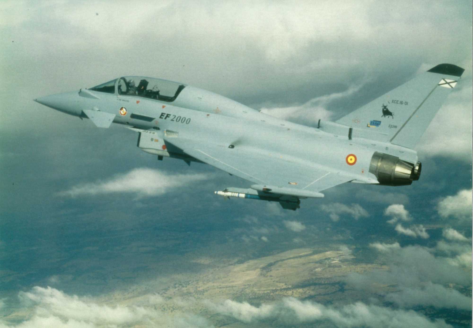 Eurofighter Spanish AF. Copyright - Eurofighter GmbH low