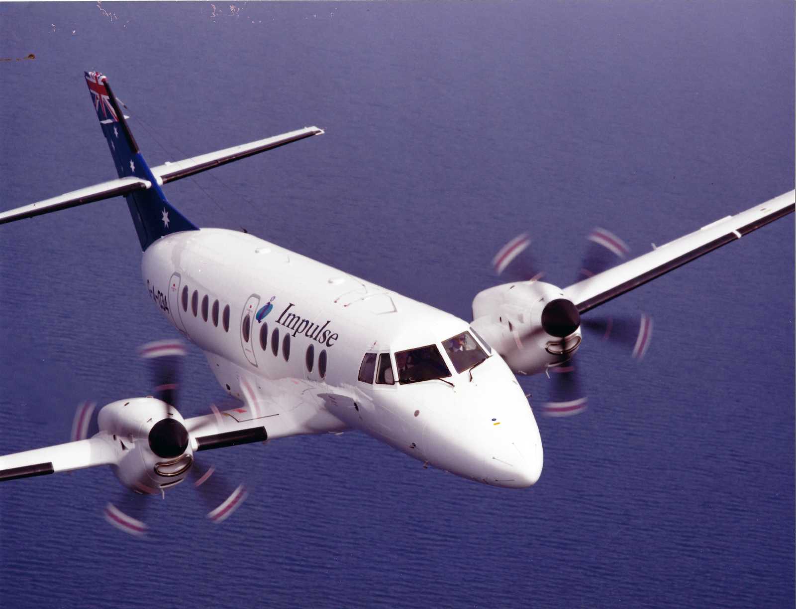 Jetstream 41 in Impulse Airlines Livery low