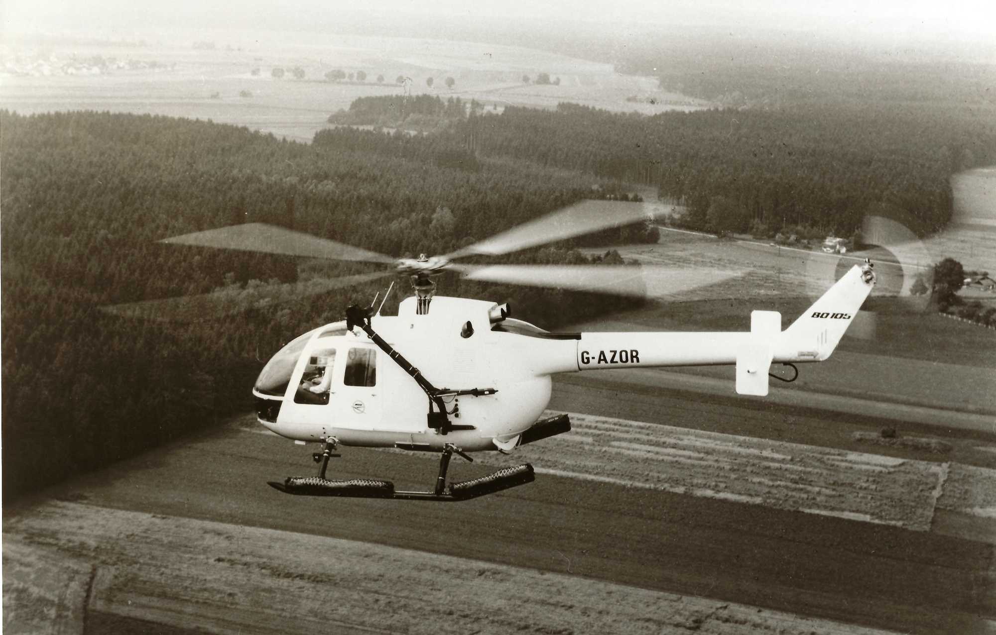 MBB BO 105. Photo MBB GmbH low