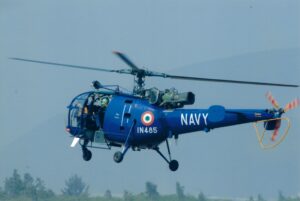 HAL Chetak helicopter pictured with tail registration IN485 belongs to the Indian Naval Air Squadron 321 (INAS 321).Nicknamed the Angels