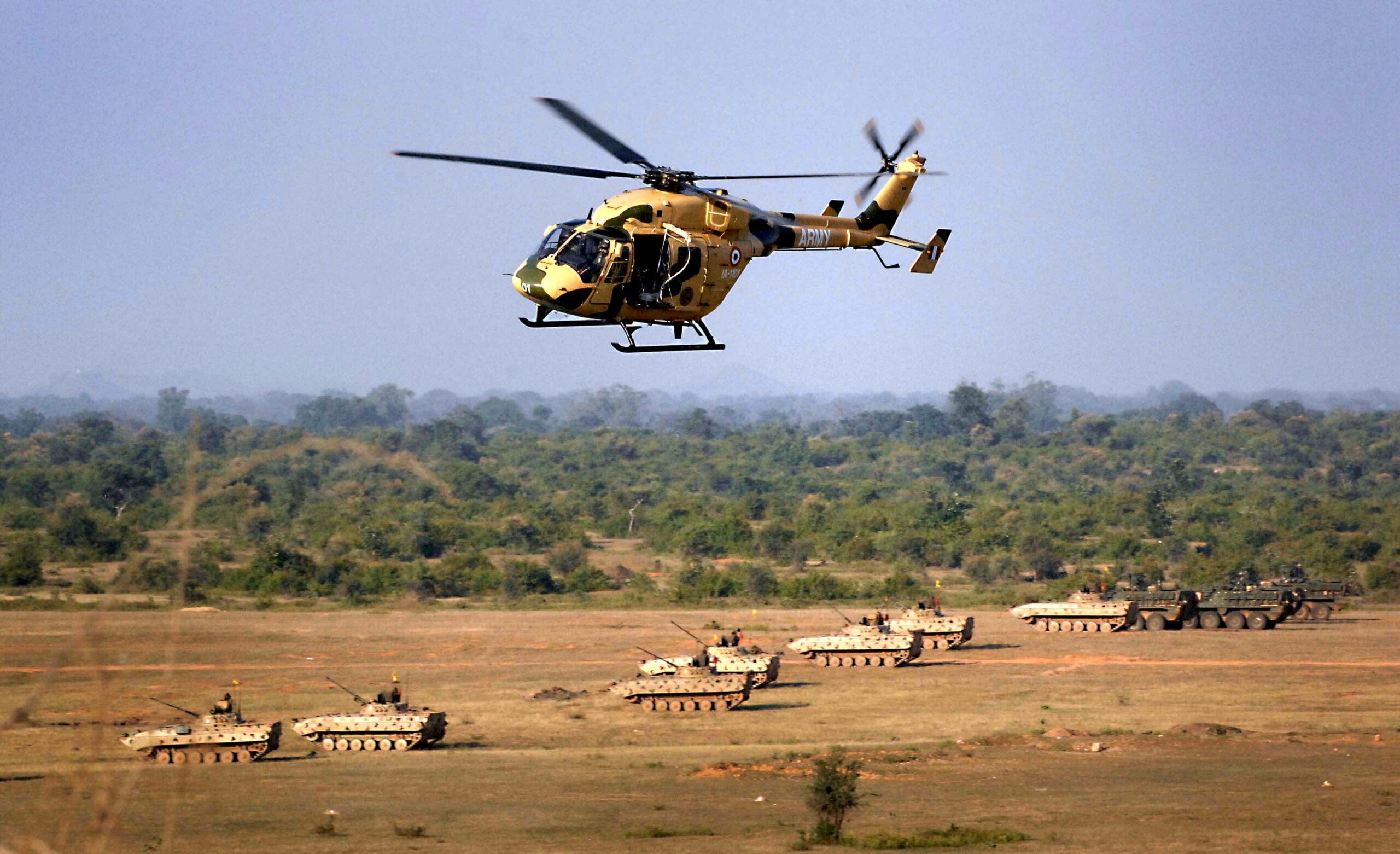 Indian Army's 201 Army Aviation Squadron, affectionately nicknamed the Night Raiders during Yudh Abhiyas II - photo by Fred W. Baker III